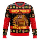 Hooktab Hulk Hogan Whatcha Gonna Do Brother WWE Ugly Christmas Sweater