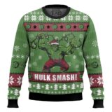 Hooktab Hulk Smash! Ugly Christmas Sweater