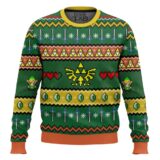 Hooktab Hylian Crest Zelda Ugly Christmas Sweater