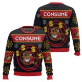 Hooktab Hypnotoad Consume Futurama Ugly Christmas Sweater