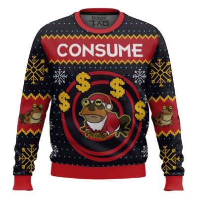 Hooktab Hypnotoad Consume Futurama Ugly Christmas Sweater
