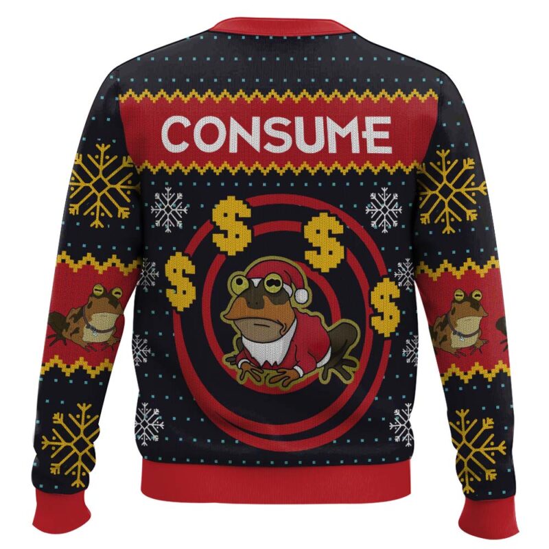 Hooktab Hypnotoad Consume Futurama Ugly Christmas Sweater Hooktab Hypnotoad Consume Futurama Ugly Christmas Sweater