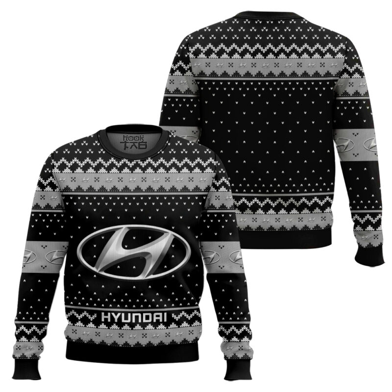 Hooktab Hyundai Ugly Christmas Sweater Hooktab Hyundai Ugly Christmas Sweater