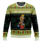 Hooktab I Am Grootmas Guardians Of The Galaxy Ugly Christmas Sweater