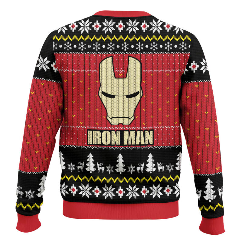 Hooktab I Am Iron Man Ugly Christmas Sweater Hooktab I Am Iron Man Ugly Christmas Sweater