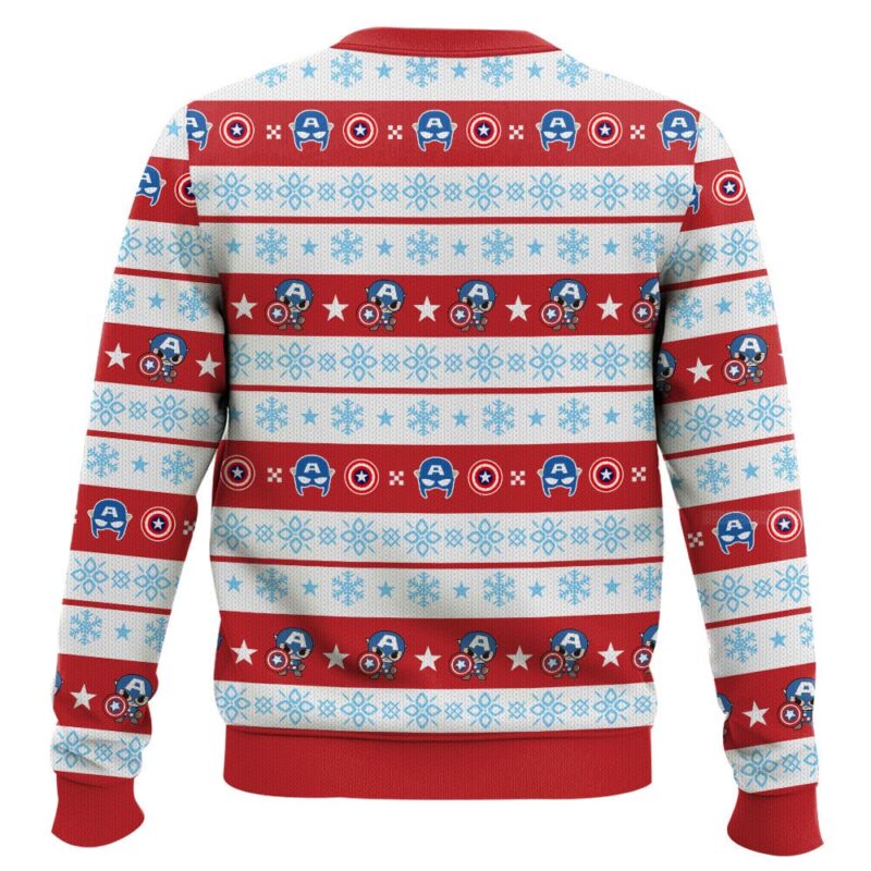 Hooktab I Can Do This All Day Captain America Ugly Christmas Sweater Hooktab I Can Do This All Day Captain America Ugly Christmas Sweater