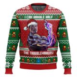 Hooktab I Can Handle Half The Troublemakers Iron Man Ugly Christmas Sweater