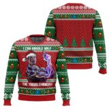 Hooktab I Can Handle Half The Troublemakers Iron Man Ugly Christmas Sweater