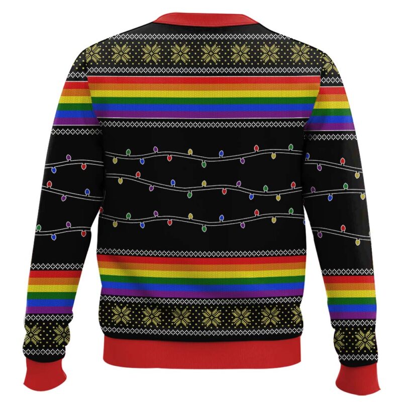 Hooktab I Don't Give A F**k Unicorn LGBT Support Ugly Christmas Sweater Hooktab I Don't Give A F**k Unicorn LGBT Support Ugly Christmas Sweater