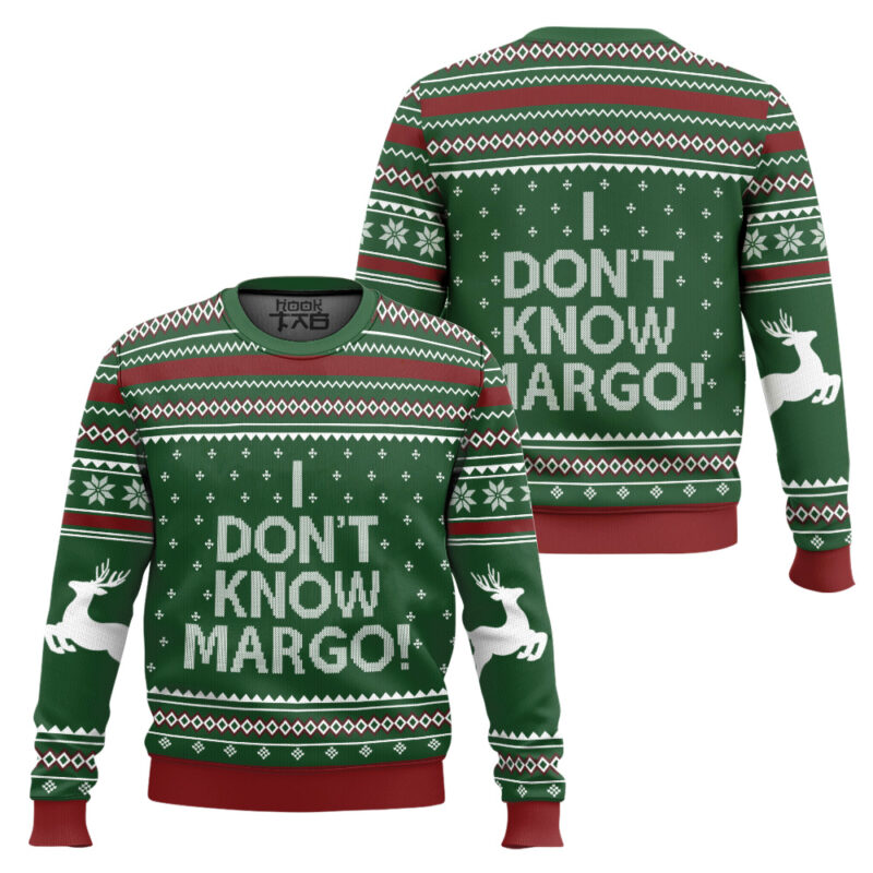 Hooktab I Don't Know Margo National Lampoon Ugly Christmas Sweater Hooktab I Don't Know Margo National Lampoon Ugly Christmas Sweater