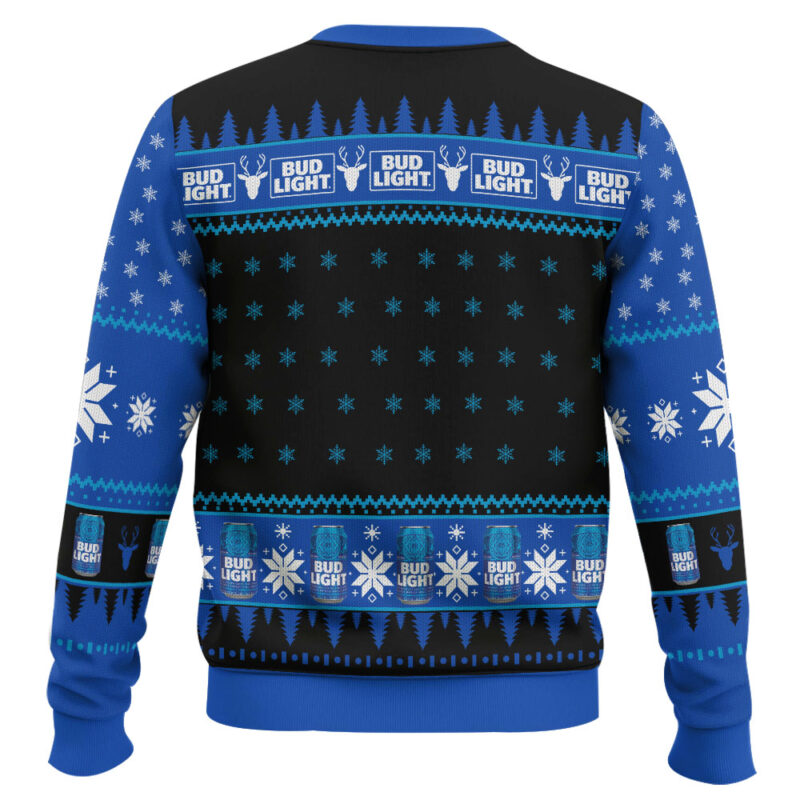 Hooktab I Drink Bud Light And I Know Things Ugly Christmas Sweater Hooktab I Drink Bud Light And I Know Things Ugly Christmas Sweater