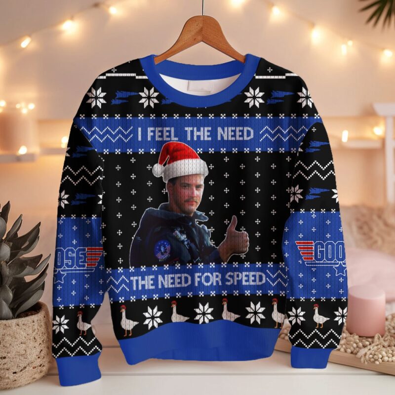 Hooktab i Feel The Need The Need For Speed op Gun Ugly Christmas Sweater Hooktab i Feel The Need The Need For Speed op Gun Ugly Christmas Sweater