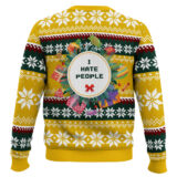 Hooktab I Hate People Parody Ugly Christmas Sweater