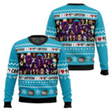 Hooktab I Love The 90s Cartoons Ugly Christmas Sweater