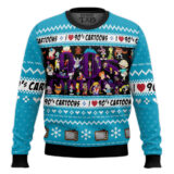 Hooktab I Love The 90s Cartoons Ugly Christmas Sweater
