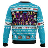 Hooktab I Love The 90s Cartoons Ugly Christmas Sweater