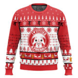 Hooktab I Love Titties And Fireball Whiskey Ugly Christmas Sweater