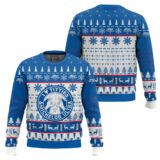 Hooktab I Love Titties And Michelob Ultra Ugly Christmas Sweater