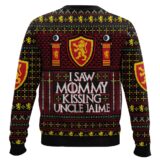Hooktab I Saw Mommy Kissing Uncle Jaime Ugly Christmas Sweater