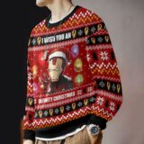 Hooktab I Wish You A Infinity Christmas Iron Man Ugly Christmas Sweater