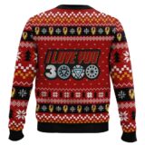Hooktab I Wish You A Infinity Christmas Iron Man Ugly Christmas Sweater