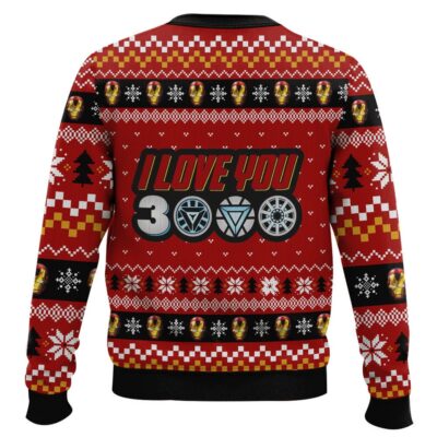 Hooktab I Wish You A Infinity Christmas Iron Man Ugly Christmas Sweater