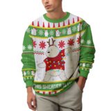 Hooktab Ice Bear This Sweater Is Ugly We Bare Bear Ugly Christmas Sweater