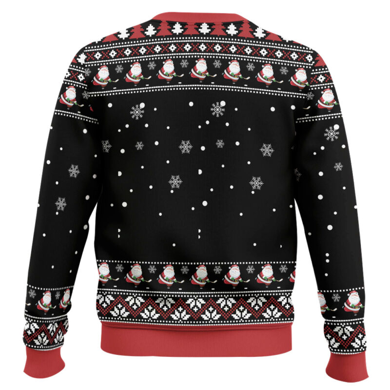 Hooktab Ice Hockey Christmas Tree Ugly Christmas Sweater Hooktab Ice Hockey Christmas Tree Ugly Christmas Sweater