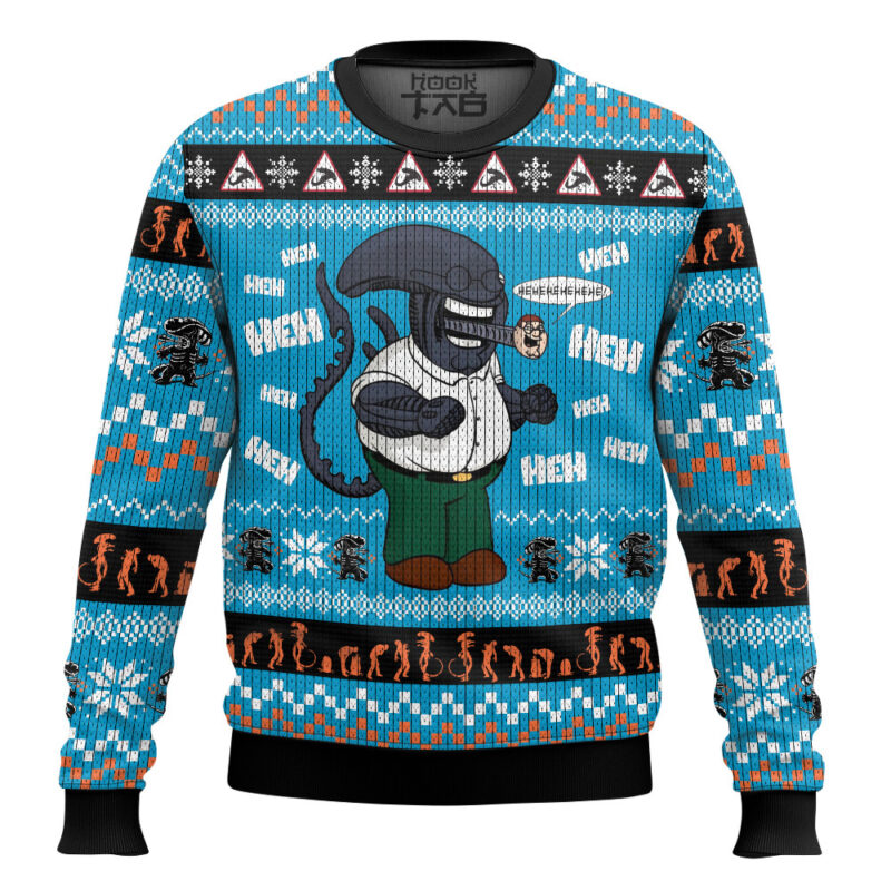 Hooktab If Peter X Xeno Alien Ugly Christmas Sweater