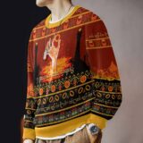 Hooktab I'll Be Back The Lord Of The Ring Ugly Christmas Sweater