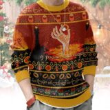 Hooktab I'll Be Back The Lord Of The Ring Ugly Christmas Sweater