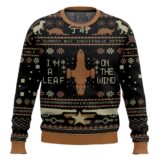 Hooktab I'm A Leaf On The Wind Serenity Firefly Ugly Christmas Sweater