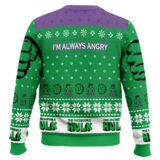 Hooktab I’m Always Angry The Incredible Hulk Ugly Christmas Sweater