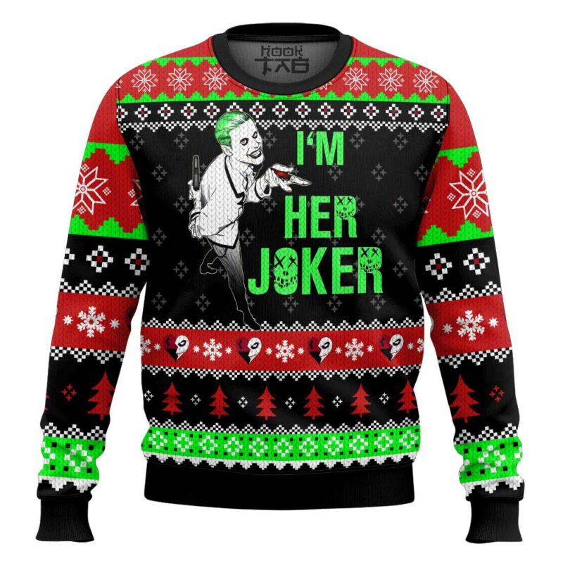 Hooktab I'm Her Joker Ugly Christmas Sweater