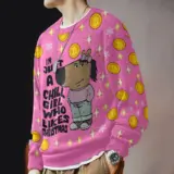 Hooktab I'm Just A Chill Girl Who Likes Christmas Meme Ugly Christmas Sweater