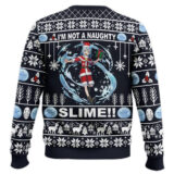 Hooktab I'm Not A Naughty Slime!! That Time I Got Reincarnated As A Slime Ugly Christmas Sweater