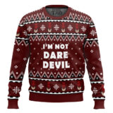 Hooktab I'm Not Daredevil Marvel Ugly Christmas Sweater