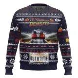 Hooktab I'm Your Density Back To The Future Ugly Christmas Sweater