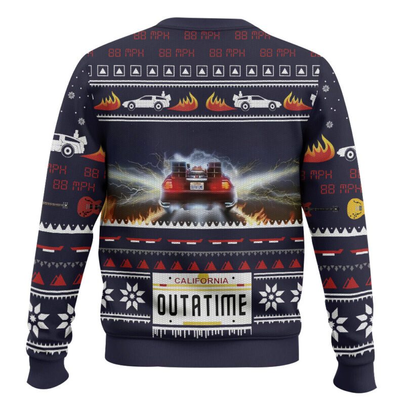 Hooktab I'm Your Density Back To The Future Ugly Christmas Sweater Hooktab I'm Your Density Back To The Future Ugly Christmas Sweater