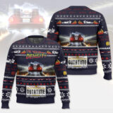 Hooktab I'm Your Density Back To The Future Ugly Christmas Sweater