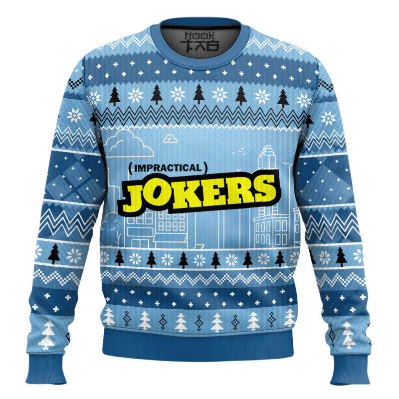 Hooktab Impractical Jokers Ugly Christmas Sweater