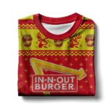 Hooktab In-N-Out Burger Ugly Christmas Sweater