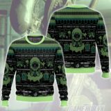 Hooktab In Space No One Can Hear You Scream Alien Ugly Christmas Sweater