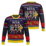 Hooktab In The Name Of The Moon Sailor Moon Ugly Christmas Sweater