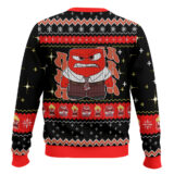 Hooktab Inside Out Anger Ugly Christmas Sweater