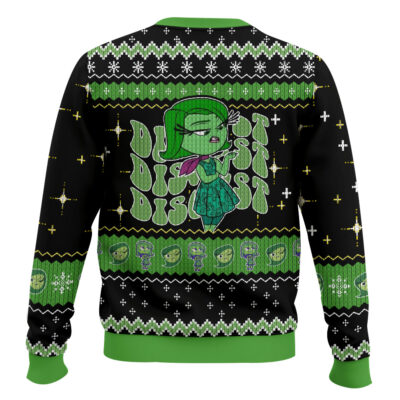 Hooktab Inside Out Disgust Ugly Christmas Sweater