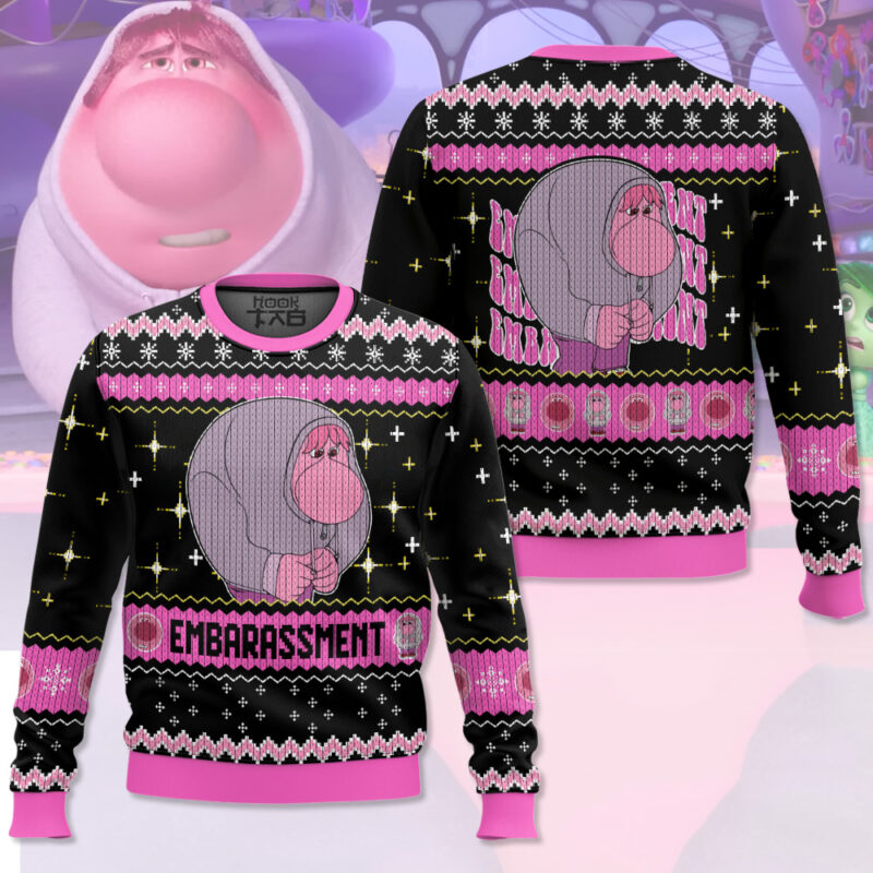 Hooktab Inside Out Embarassment Ugly Christmas Sweater Hooktab Inside Out Embarassment Ugly Christmas Sweater