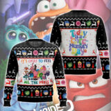 Hooktab Inside Out It's Okay To Feel All The Feels Ugly Christmas Sweater