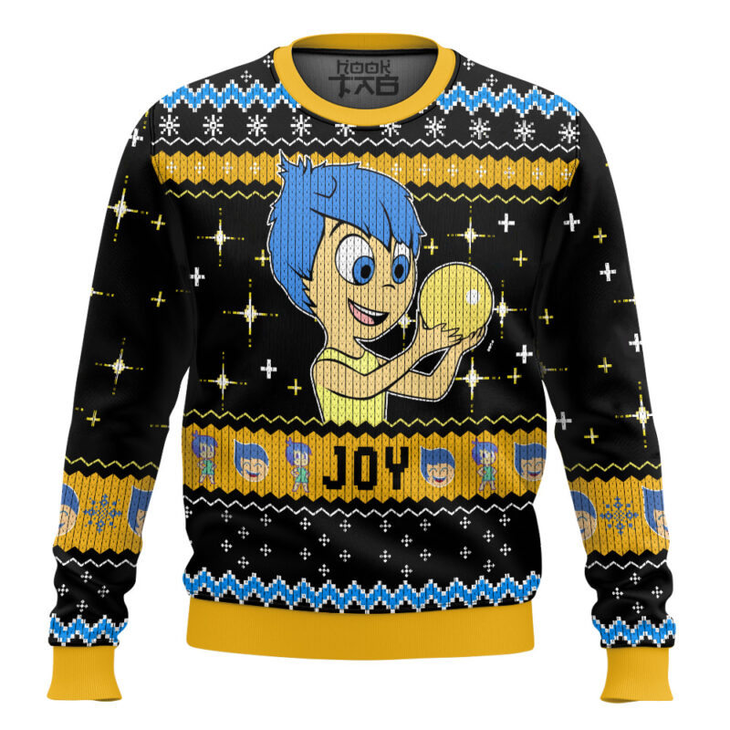 Hooktab Inside Out Joy Ugly Christmas Sweater