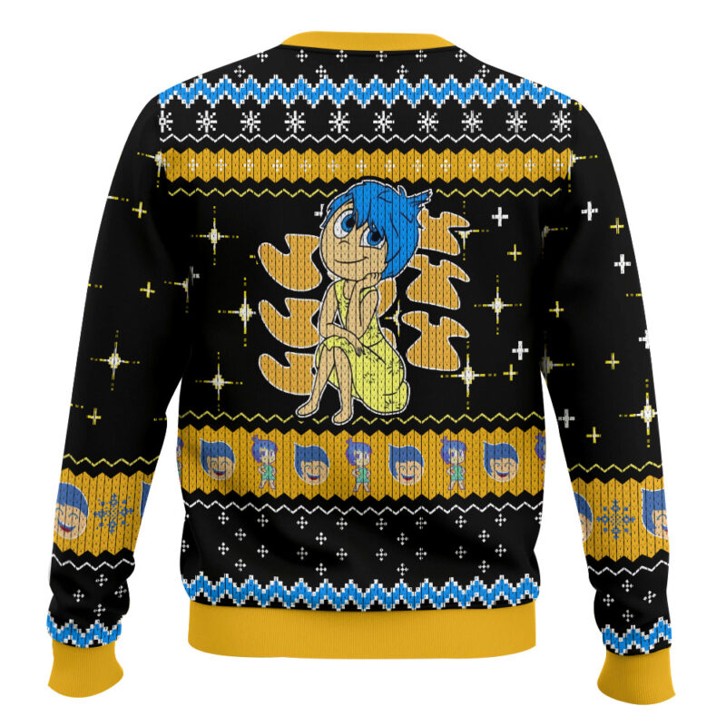 Hooktab Inside Out Joy Ugly Christmas Sweater Hooktab Inside Out Joy Ugly Christmas Sweater
